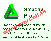 Key Smadav 2010 Pro Rev.8.2 Update 5 Juli