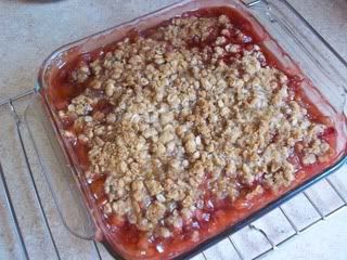 Rhubarb Crunch