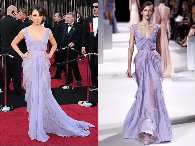 Mila Kunis Elie Saab Dress Oscars. Mila Kunis in Elie Saab Spring