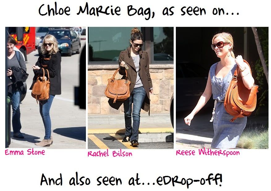 As Seen At eDrop-Off: Celebrities Carrying The Chloe Marcie Bag ...