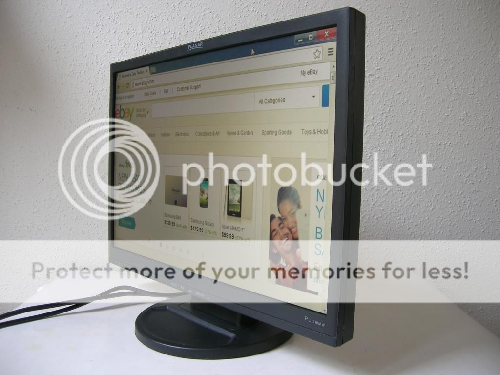 Planar PL1910MW 19" 1440 x 900 Widescreen Flat Panel LCD Monitor w Speakers