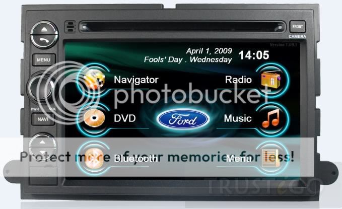 Ford explorer sport trac dvd gps navigation stereo deck #7